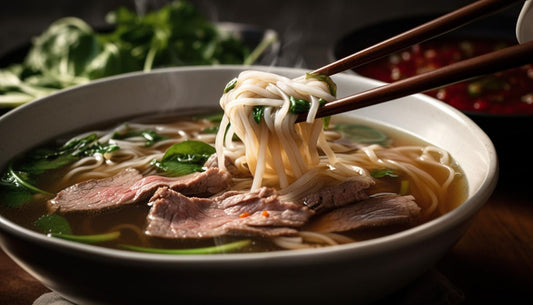 Pho with Chopsticks