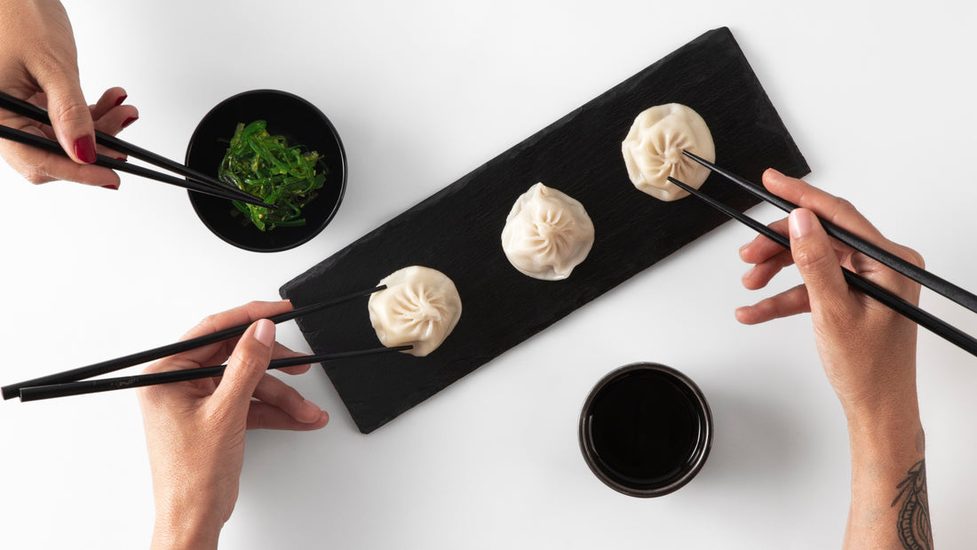 Use Chopsticks to eat dumplings