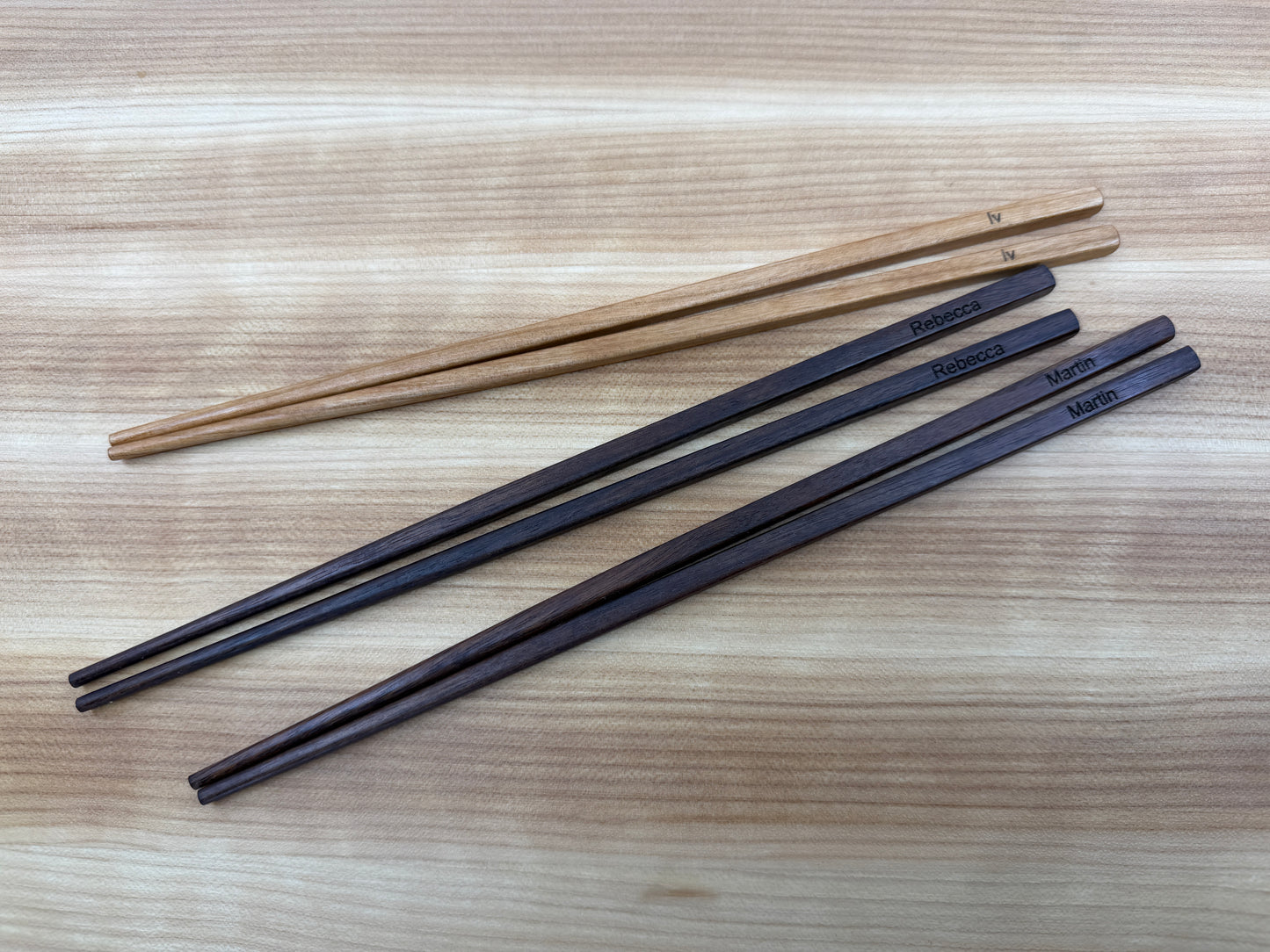 Family Table Set | 4 Pairs of Square Pointy + Beeswax Care Balm