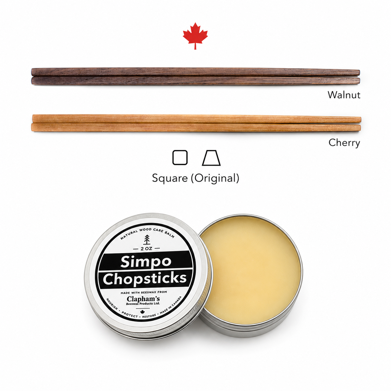 Family Table Set | 4 Pairs of Originals + Beeswax Care Balm