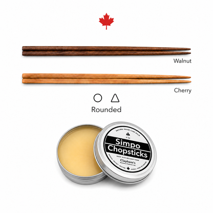 Family Table Set | 4 Pairs of Rounded + Beeswax Care Balm
