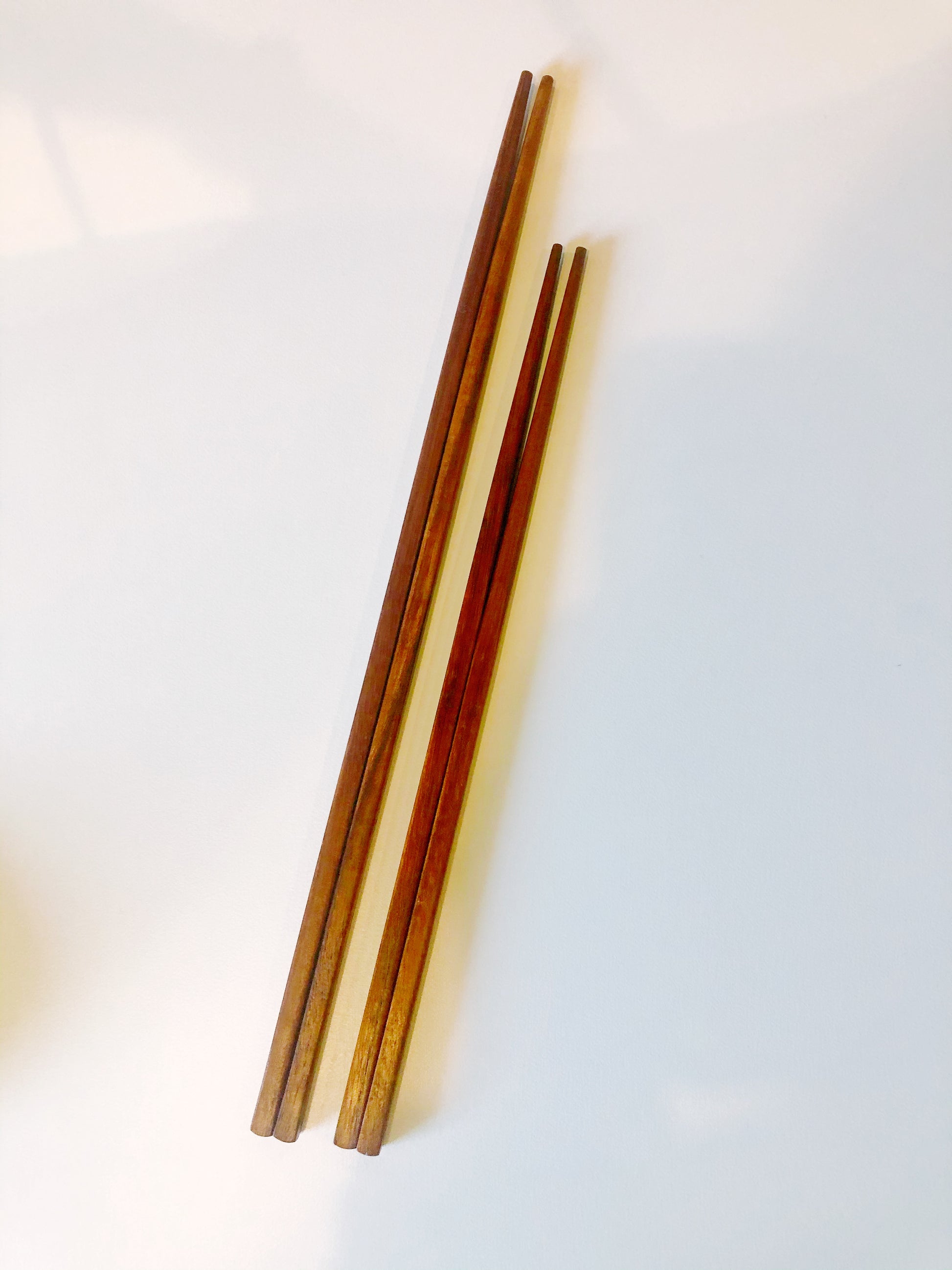 SIMPO 12" Cooking/ Hotpot Chopsticks-(100% Tung oil finish)-Natural Wood Chopsticks-Made In Canada