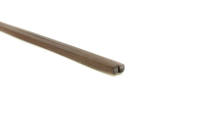 Simpo Square-Pointy style (100% Tung oil finish)-Natural Wood Chopsticks-Made in Canada - Walnut