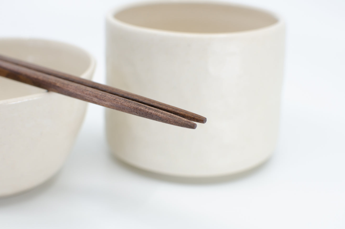 Simpo Square-Pointy style (100% Tung oil finish)-Natural Wood Chopsticks-Made in Canada - Walnut