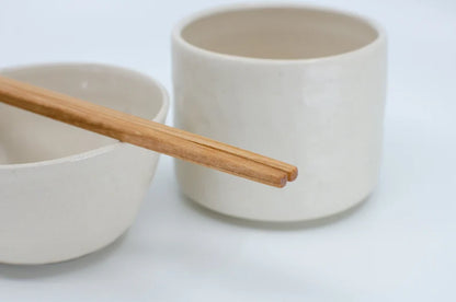 Simpo Original style (100% Tung oil finish)-Natural Wood Chopsticks-Made In Canada - Cherry